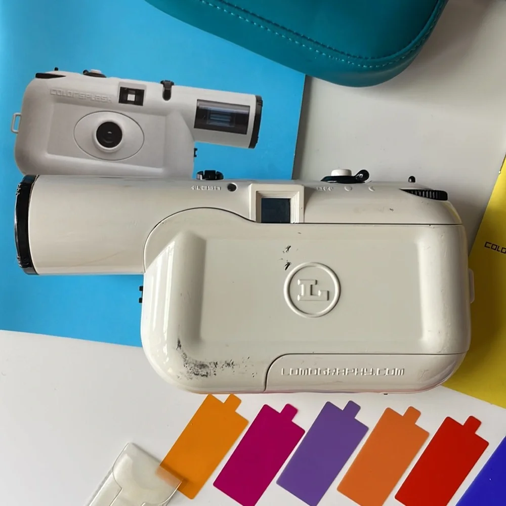 Genuine Lomography Colorsplash Camera 35mm w/accessories